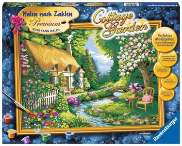 Ravensburger Malen nach Zahlen 28843 CreArt - Cottage Garden - Für Erwachsene und Kinder ab 14 Jahren im Sale